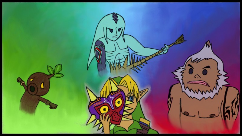 Illustration for article titled Miiverse Is Full Of Great Majora's Mask Fan Art